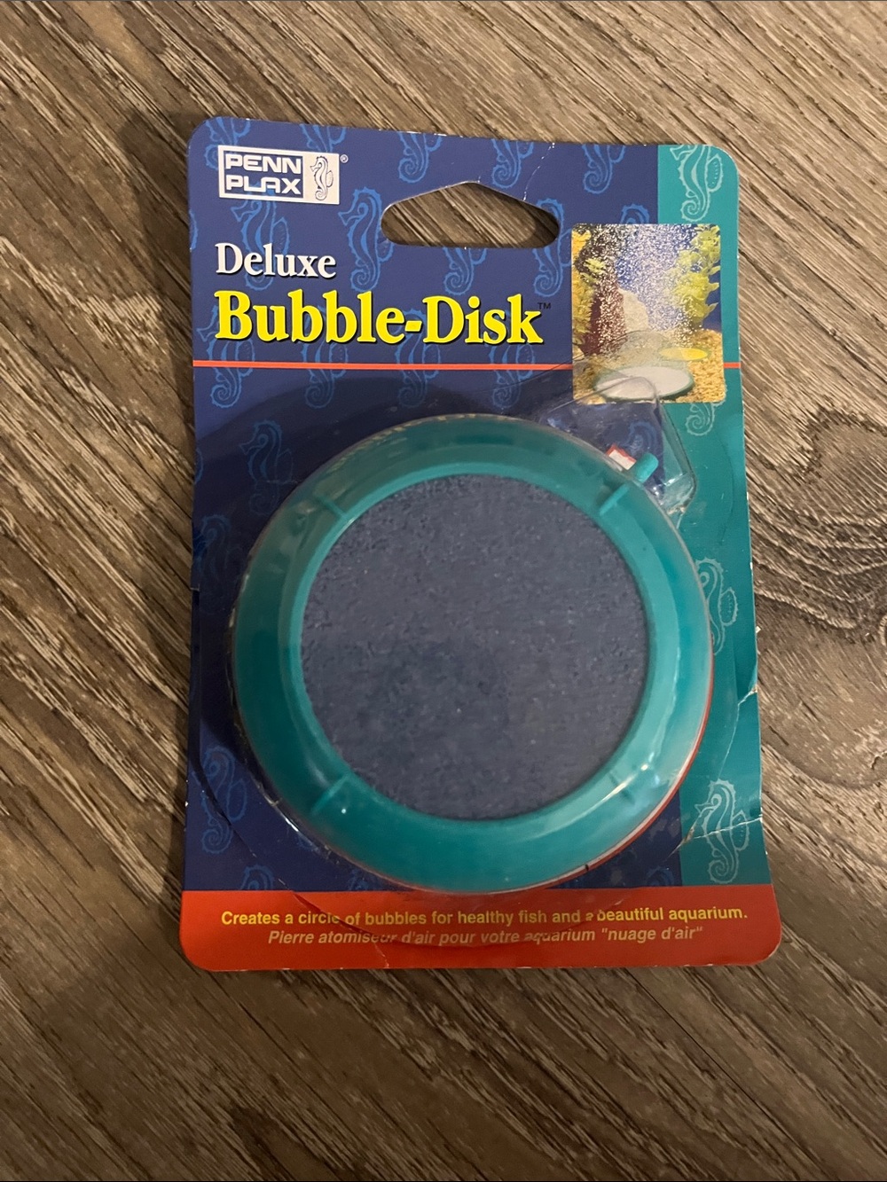 Deluxe Bubble-Disk Aquarium Air Stone – Teal